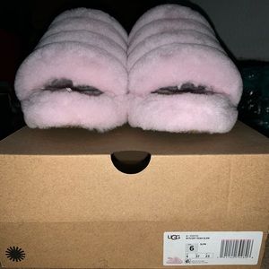 UGG Fluff Yeah Slides (Seashell Pink)